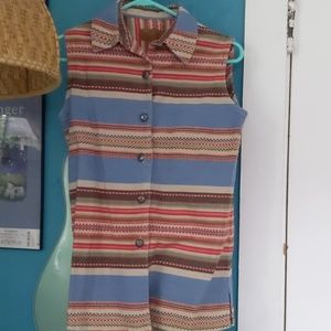 Double d ranch vintage Western vest
